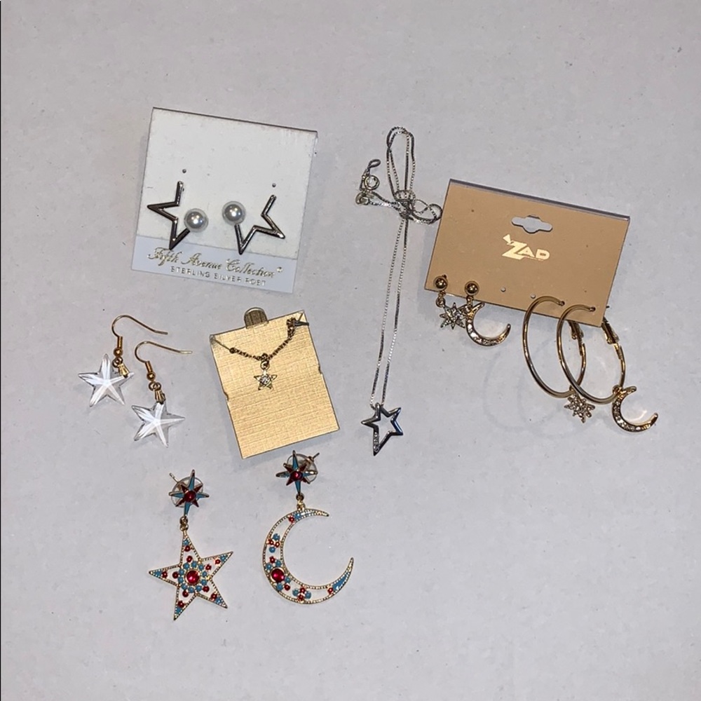 NWT! Star and moon jewelry bundle